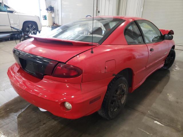 1G2JB1245Y7364362 - 2000 PONTIAC SUNFIRE SE RED photo 4