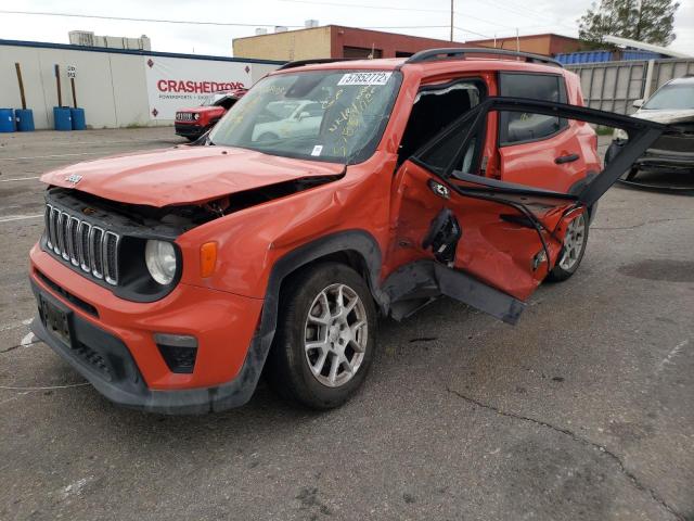 ZACNJCAB8MPM18033 - 2021 JEEP RENEGADE S ORANGE photo 2