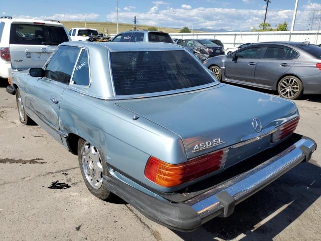 10704412022288 - 1975 MERCEDES-BENZ 450SL BLUE photo 3