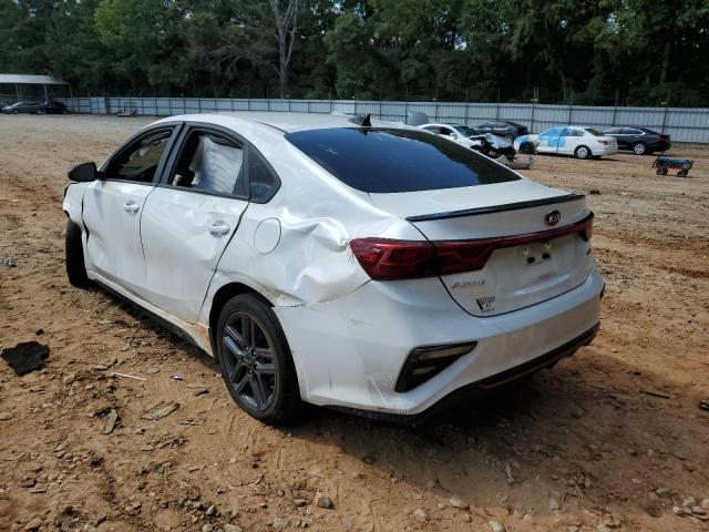 3KPF34AD3ME353694 - 2021 KIA FORTE GT L WHITE photo 3