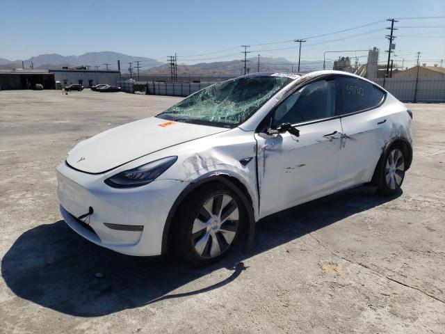 5YJYGDEE6LF010550 - 2020 TESLA MODEL Y أبيض صورة 2