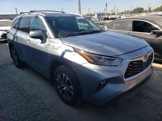 5TDGZRBH7NS204388 - 2022 TOYOTA HIGHLANDER ლურჯი ფოტო 1