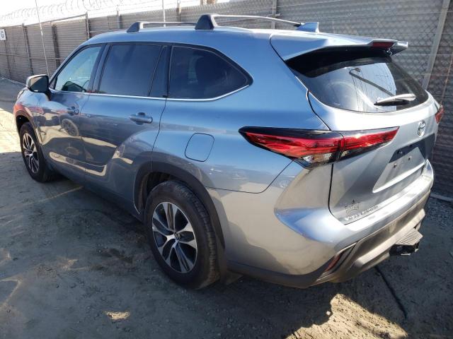 5TDGZRBH7NS204388 - 2022 TOYOTA HIGHLANDER ლურჯი ფოტო 3