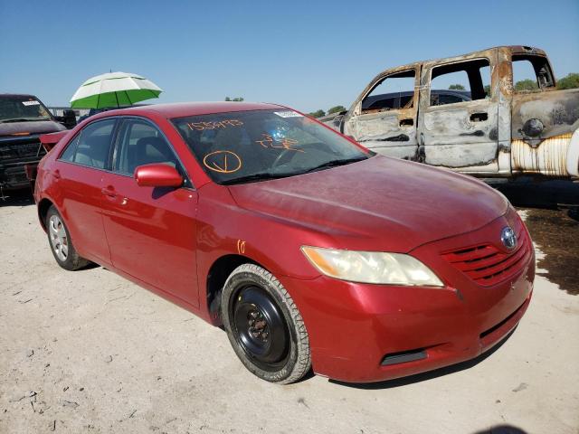 4T1BE46K97U155493 - 2007 TOYOTA CAMRY CE RED photo 1