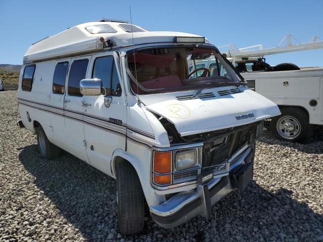 2B7HB21Y4NK111332 - 1992 DODGE RAM VAN B2 WHITE photo 1