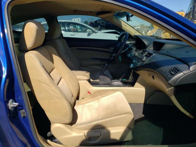 1HGCS12389A019263 - 2009 HONDA ACCORD LX BLUE photo 5