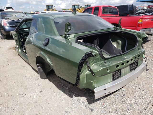 2C3CDZL97MH620284 - 2021 DODGE CHALLENGER GREEN photo 3