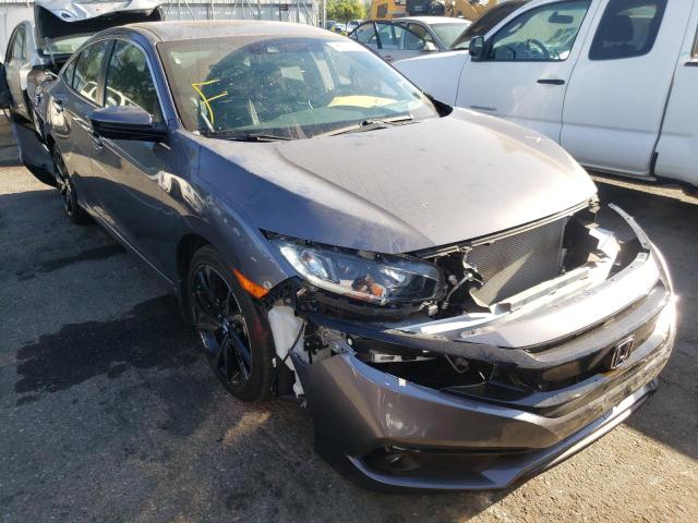2HGFC2F81LH576143 - 2020 HONDA CIVIC SPOR GRAY photo 1