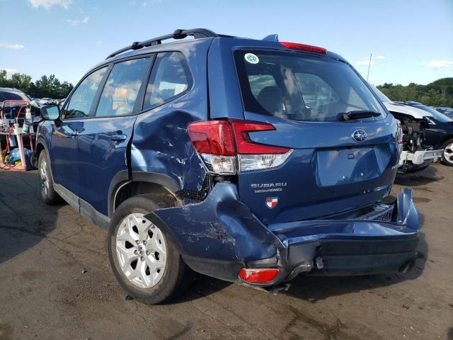 JF2SKACC0KH562226 - 2019 SUBARU FORESTER BLUE photo 3