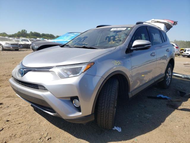 JTMRJREV0JD223209 - 2018 TOYOTA RAV4 HV LE SILVER photo 2