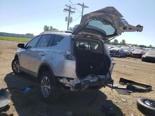 JTMRJREV0JD223209 - 2018 TOYOTA RAV4 HV LE SILVER photo 3