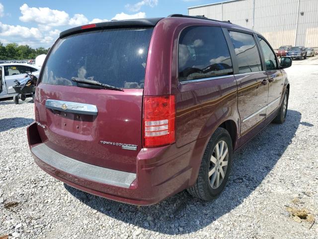 2A8HR54169R661391 - 2009 CHRYSLER TOWN & COU BURGUNDY photo 4