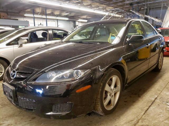 1YVHP80C385M06810 - 2008 MAZDA 6 I BLACK photo 2