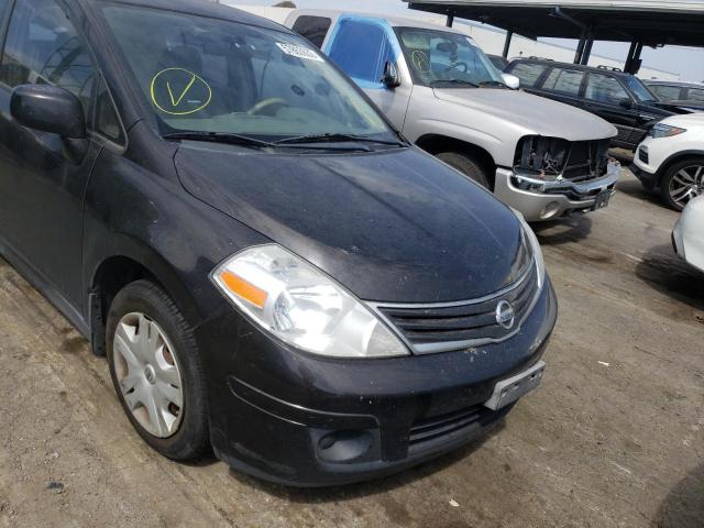 3N1BC1CP4BL427835 - 2011 NISSAN VERSA BLACK photo 9