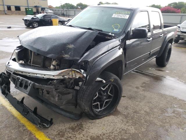 1GCHSDFE2C8143643 - 2012 CHEVROLET COLORADO L BLACK photo 2