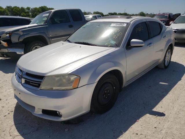 1B3BD2FB5BN573520 - 2011 DODGE AVENGER LU SILVER photo 2