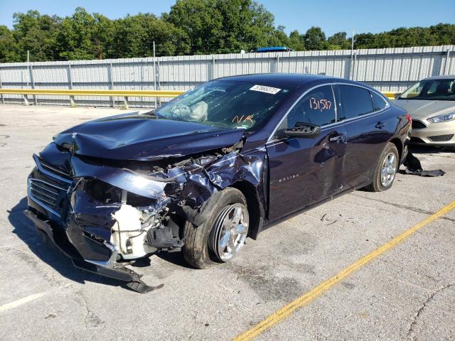 1G1ZB5ST3GF328132 - 2016 CHEVROLET MALIBU LS BLUE photo 2