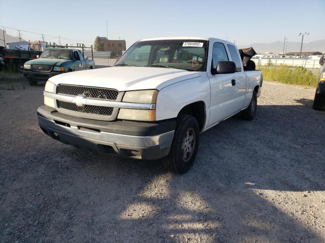 1GCEK19TX4Z184237 - 2004 CHEVROLET SILVERADO WHITE photo 2