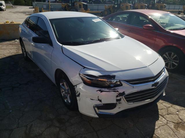 1G1ZB5ST9JF244016 - 2018 CHEVROLET MALIBU LS WHITE photo 1