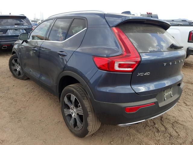 YV4AC2HL9L2335639 - 2020 VOLVO XC40 T4 IN BLUE photo 3