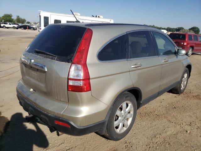 JHLRE48788C058954 - 2008 HONDA CR-V EXL BEIGE photo 4