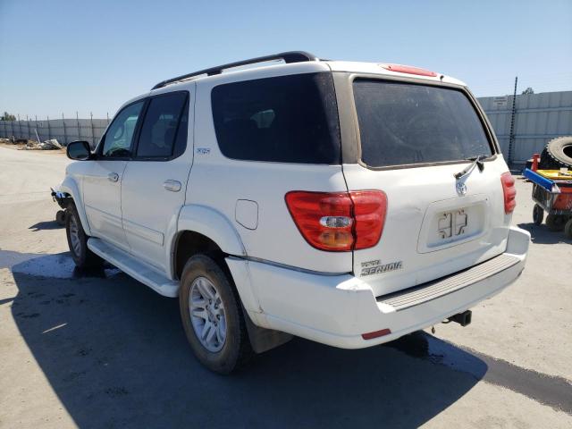 5TDZT34A22S095034 - 2002 TOYOTA SEQUOIA WHITE photo 3