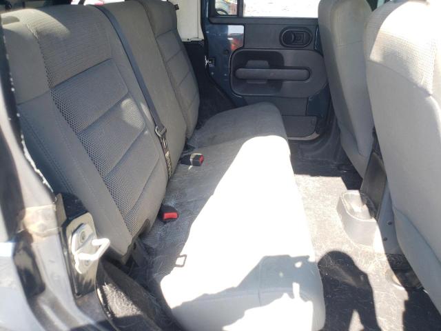 1J4GA59197L105305 - 2007 JEEP WRANGLER S BLUE photo 6