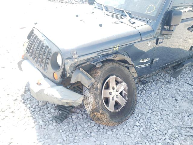 1J4GA59197L105305 - 2007 JEEP WRANGLER S BLUE photo 9