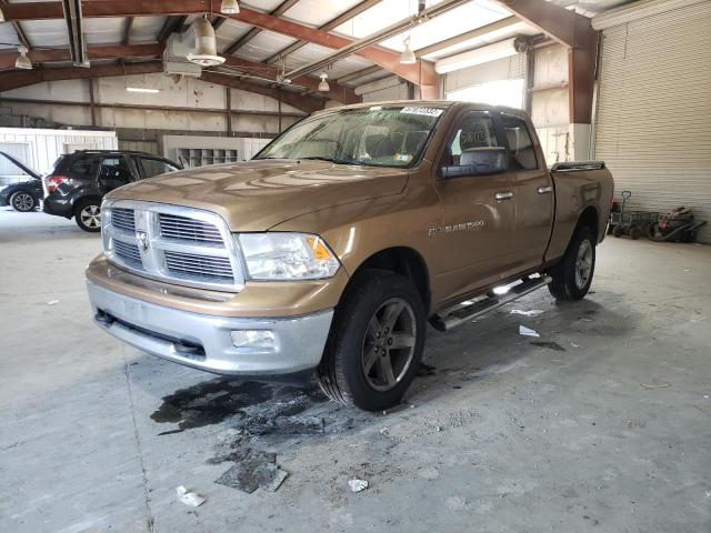 1C6RD7GT4CS162735 - 2012 DODGE RAM 1500 S BROWN photo 2