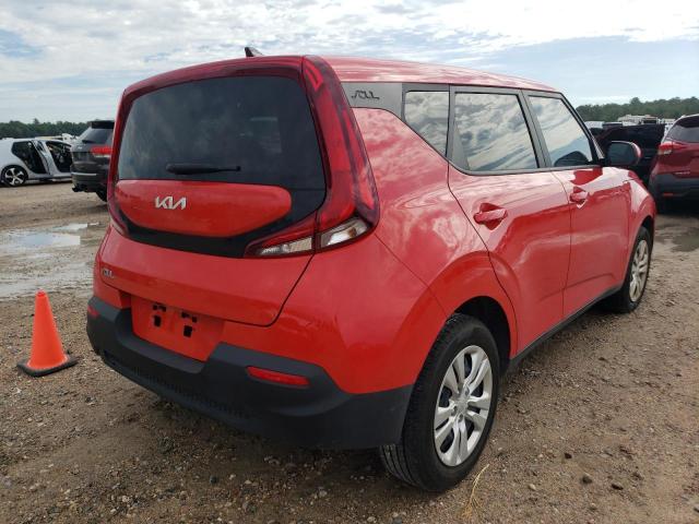 KNDJ23AU7N7156276 - 2022 KIA SOUL LX RED photo 4