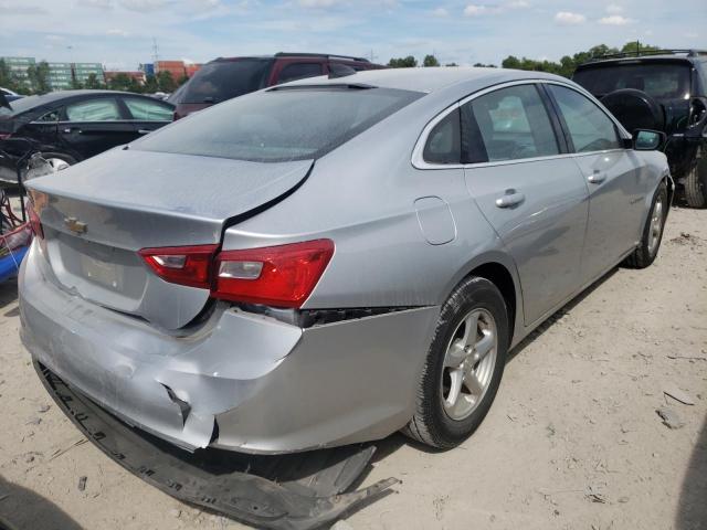 1G1ZB5ST3HF240523 - 2017 CHEVROLET MALIBU LS SILVER photo 4