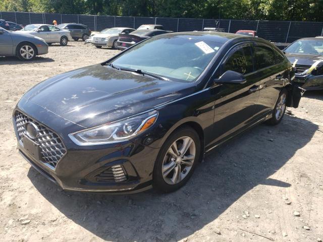 5NPE34AF3JH612141 - 2018 HYUNDAI SONATA SPO BLACK photo 2