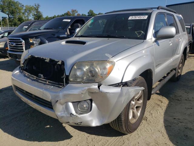 JTEZU14R98K002173 - 2008 TOYOTA 4 RUNNER SILVER photo 2