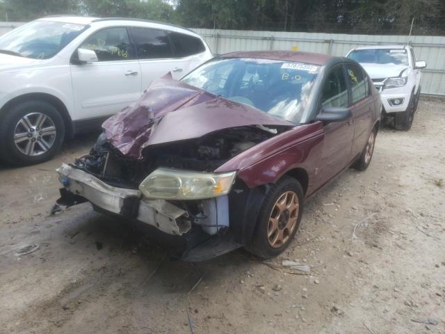 1G8AJ52FX3Z104604 - 2003 SATURN ION LEVEL RED photo 2