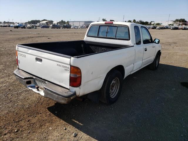 4TAVL52N6WZ001236 - 1998 TOYOTA TACOMA XTR WHITE photo 4