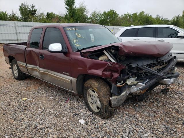 1GCEC19T92Z340424 - 2002 CHEVROLET SILVERADO MAROON photo 1