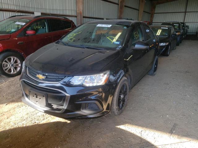 1G1JB5SH3H4171479 - 2017 CHEVROLET SONIC LS 黑色 照片 2