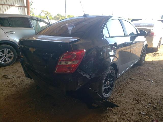 1G1JB5SH3H4171479 - 2017 CHEVROLET SONIC LS 黑色 照片 4