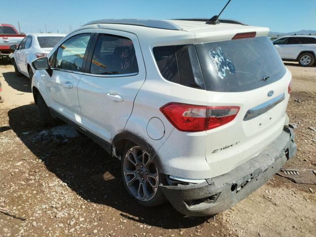 MAJ6S3KL6LC323071 - 2020 FORD ECOSPORT T WHITE photo 3