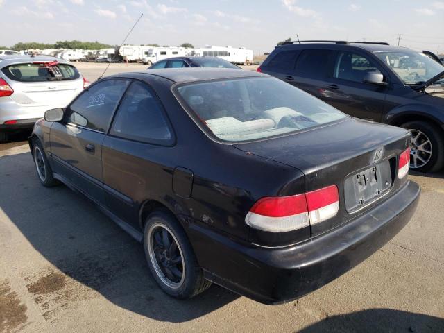 1HGEJ7128VL014781 - 1997 HONDA CIVIC HX BLACK photo 3