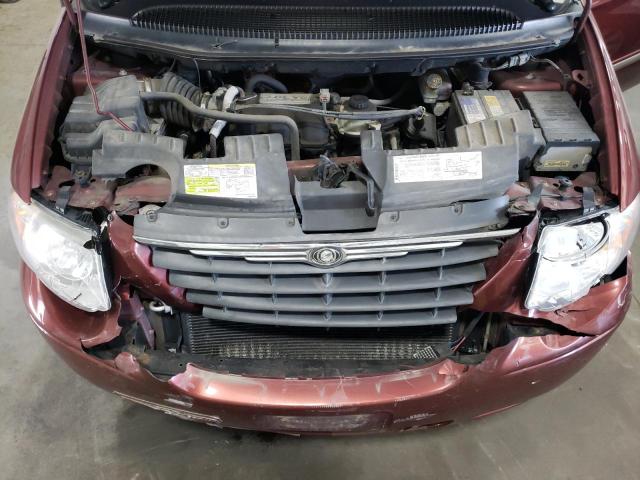 2A4GP54L57R210003 - 2007 CHRYSLER TOWN & COU MAROON photo 7