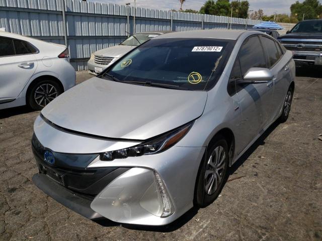 JTDKAMFP0M3175547 - 2021 TOYOTA PRIUS PRIM 银色 照片 2