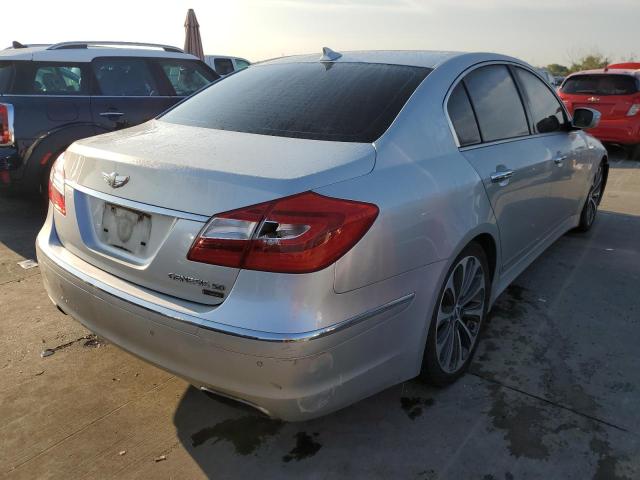 KMHGC4DHXDU250109 - 2013 HYUNDAI GENESIS 5. SILVER photo 4