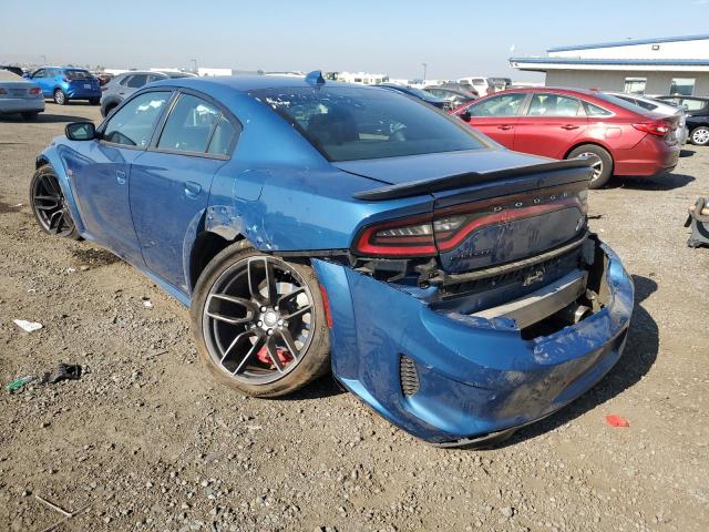 2C3CDXGJ3MH589642 - 2021 DODGE CHARGER SC BLUE photo 3