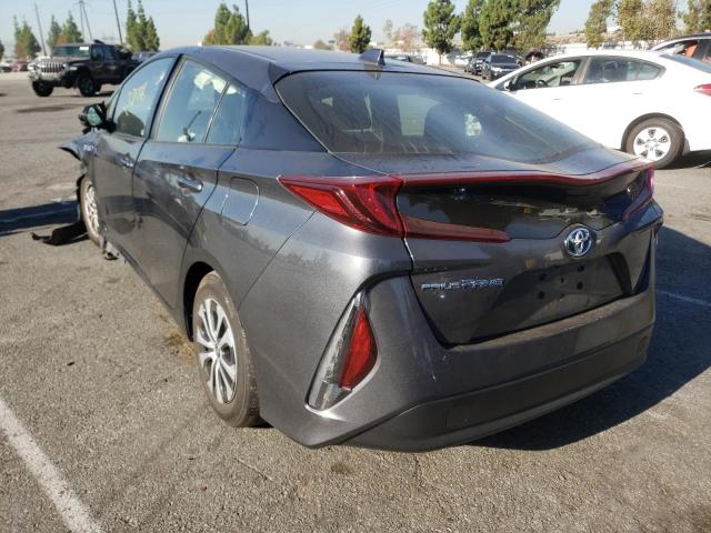 JTDKAMFP6M3175780 - 2021 TOYOTA PRIUS PRIM 石墨色 照片 3