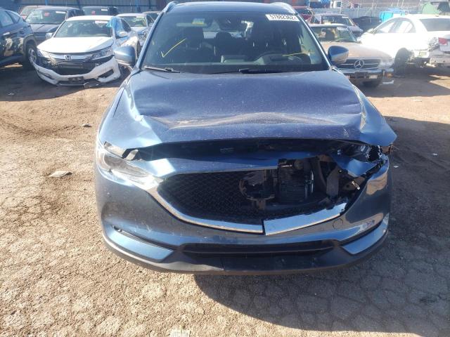 JM3KFBEY5K0545283 - 2019 MAZDA CX-5 SIGNA BLUE photo 9