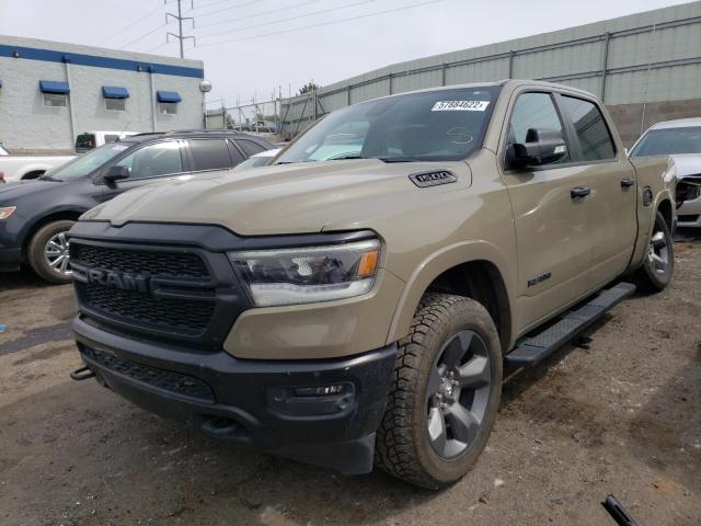 1C6SRFFT0LN306973 - 2020 RAM 1500 BIG H GREEN photo 2