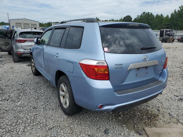 JTEES41A382038445 - 2008 TOYOTA HIGHLANDER BLUE photo 3