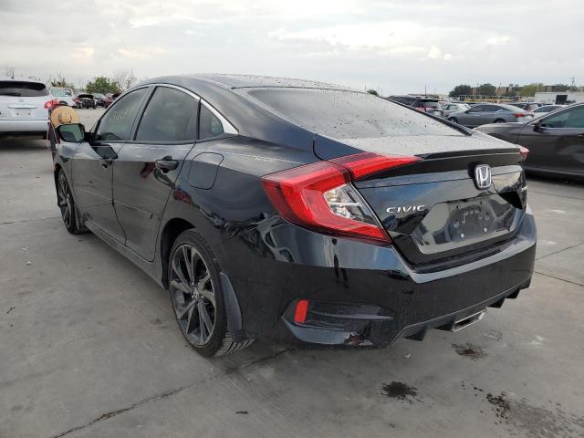 2HGFC2F83MH536230 - 2021 HONDA CIVIC SPOR BLACK photo 3