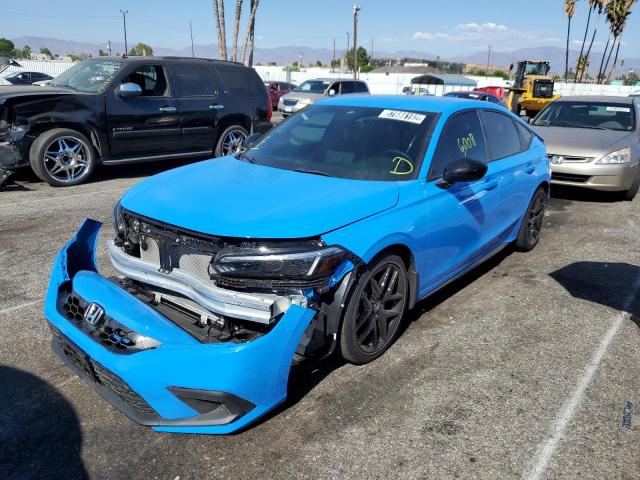 19XFL2H81NE013927 - 2022 HONDA CIVIC SPOR BLUE photo 2